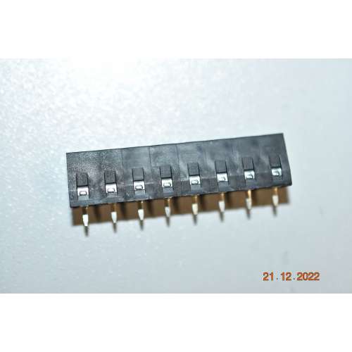 10 Pz. Sauro Electronics MSB08001-0N Morsettiera 8 vie 17,5 A 300 V Passo 5mm