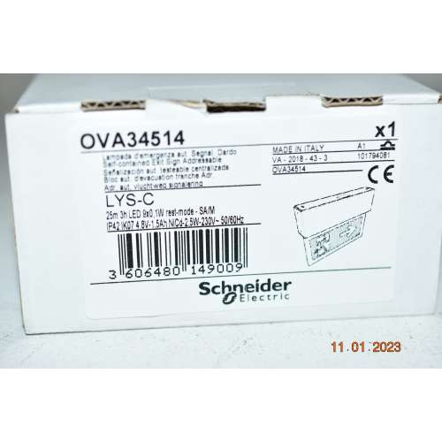 Schneider OVA38550 CLICK SIGNAL LED Ip40 Standard Permanente SA 27 mt