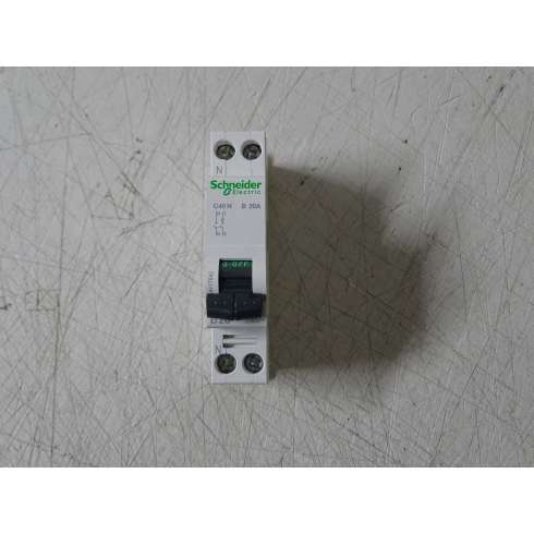 A9N17542 Interruttore Magnetotermico C40N 1P+N B 20A 6000A