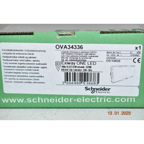 Schneider OVA38550 CLICK SIGNAL LED Ip40 Standard Permanente SA