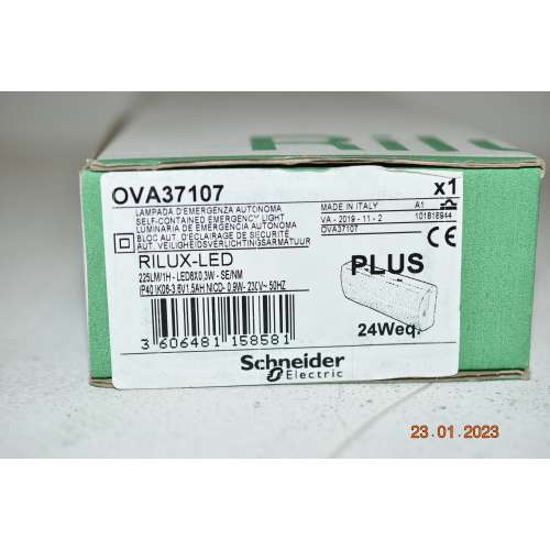 Lampada di Emergenza OVA 37107 Rilux Led SE/M 225 Lm  Led 8x0.3 Watt