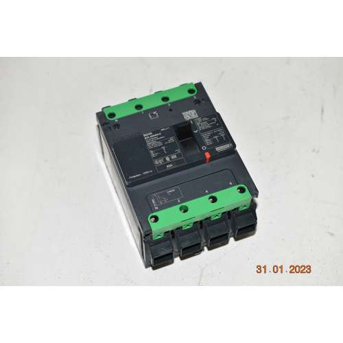 Schneider PowerPact B  BDL46045LU 4P 45 Amp 18 KA  Interruttore Automatico di Potenza