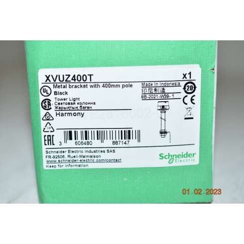 Schneider XVUZ400T Tubo 400 mm + squadra in metallo