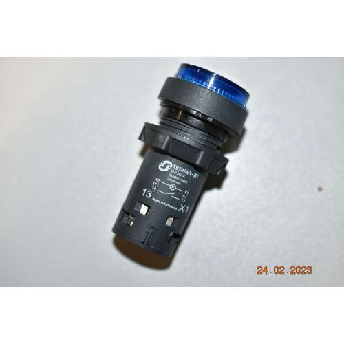 Schneider Harmony XB7NW36B1 Pulsante luminoso Blu Led 24 Volt DC-AC