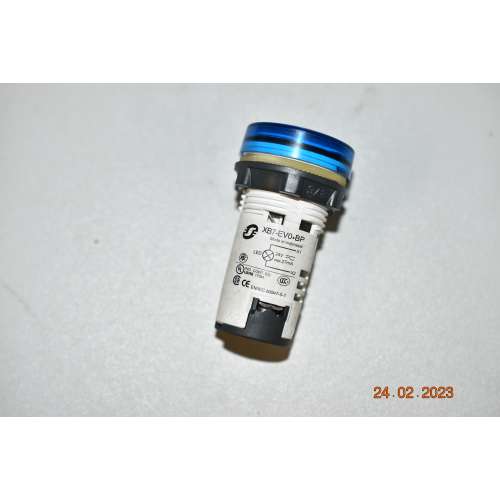 Schneider Harmony XB7EVO3BP Spia monolitica Verde Led integrato 22mm 24 Volt DC/AC