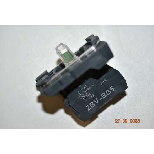 Schneider ZB5AVBG5 Harmony 5 Pezzi Corpo con lampada spia a Led giallo 24-120 V DC AC
