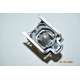 Schneider 5 Pezzi ZB4BZ009+ZBVJ5 Base di fissaggio XB4+elemento Luminoso Led arancio 12 Volt AC/DC