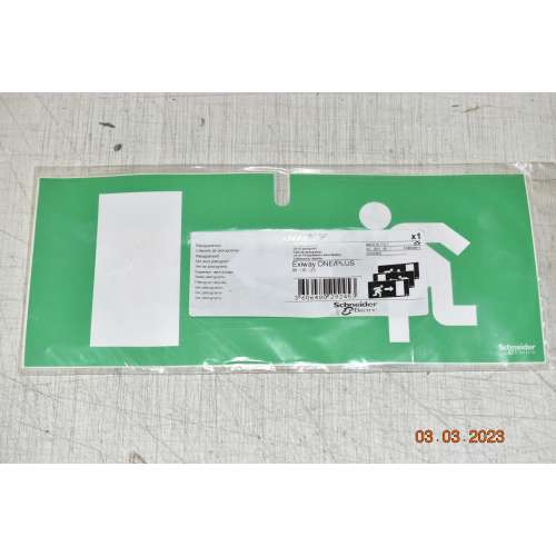 LAMPADA DI EMERGENZA Schneider OVA53056 Exiway ONE/PLUS Pittogrammi