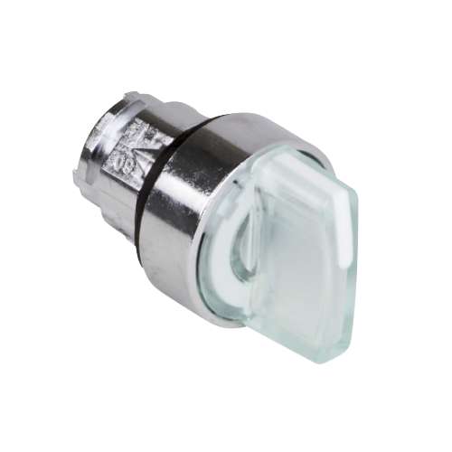Schneider ZB4BK1313 testa per Selettore illuminato metallo cromato 3 posizioni 45°