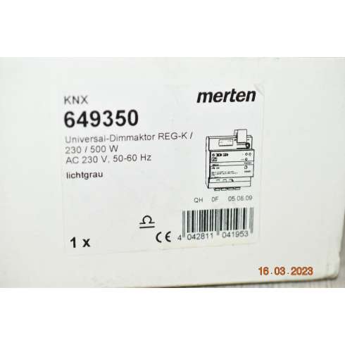 KNX 649350 Dimmer Universale 230/500 Watt Merten