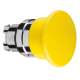 Testa Pulsante ZB4BC5 Fungo 40 mm ritorno a molla Metallo giallo 22 mm