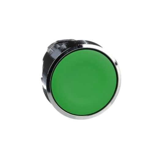 Testa a Pulsante ZB4BA3 Metallo Verde  Ritorno a Molla 22mm Harmony XB4