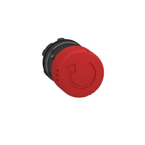 Testa Pulsante a Fungo ZB4BS8347 Arr. Emergenza 30mm Sblocco a rotazione