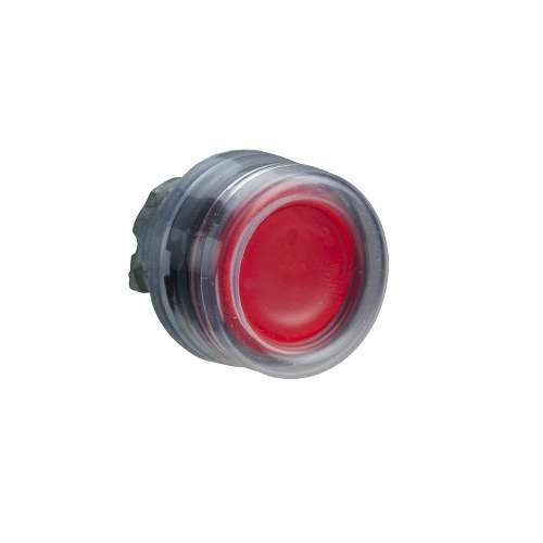 Testa pulsante luminoso ZB4BW5437 Rosso Ritorno a molla Harmony XB4