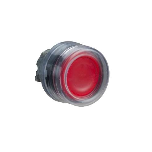 Testa pulsante luminoso ZB4BW5437 Rosso Ritorno a molla Harmony XB4