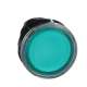 Testa per Pulsante illuminato ZB4BW333 Verde Metallo a filo 22mm ritorno a molla