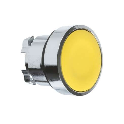 Testa a Pulsante ZB4BA5 Giallo Ritorno a molla Harmony XB4 22mm metallo
