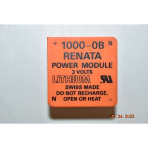 Power Module Renata 1000-0B  3 Volt Litium  non ricaricabile