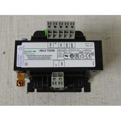Schneider ABL6TS25B Trasformatore di tensione  230..400 V 1x24V 250 VA