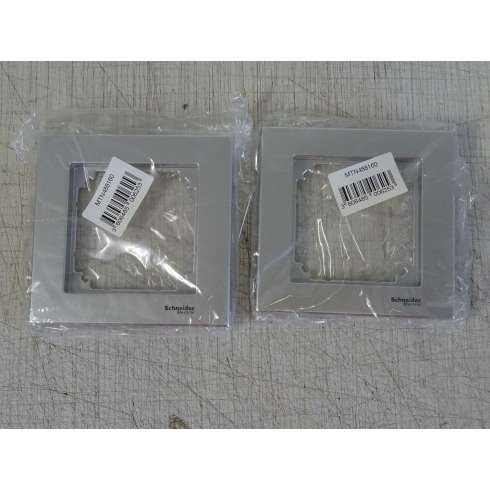 MTN488160 Cornice M-Plan II, 1 posto, da incasso, alluminio 2 pezzi