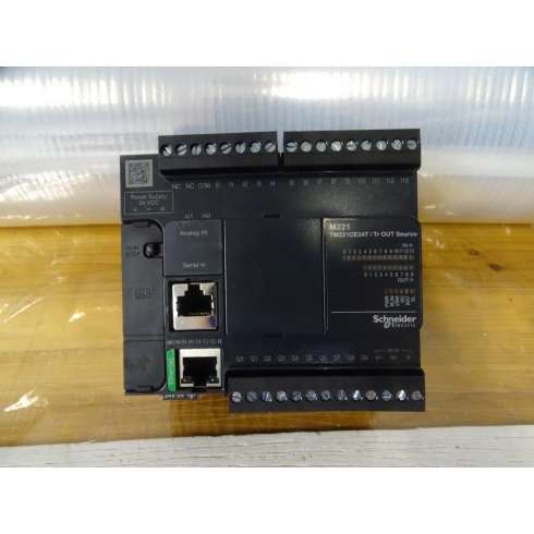 TM221CE24T Controllore M221 24 I/O Transistor PNP, Ethernet Schneider