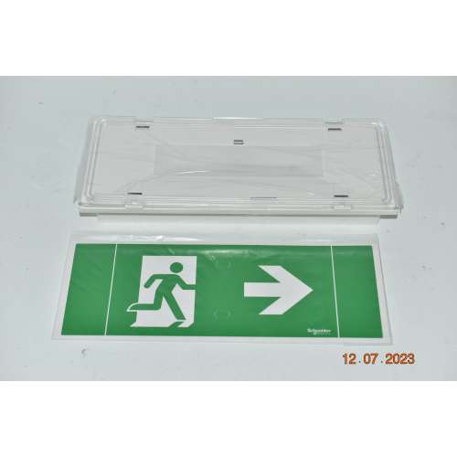 Lampada d'emergenza Schneider OVA 58000 Exiway ESI Led 3x0,3 W