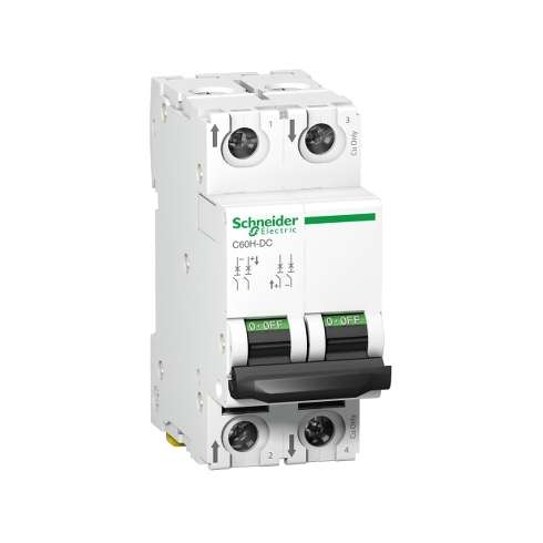 Schneider A9N61537 Interruttore Magnetotermico C60H-DC 2P 40A Fotovoltaico