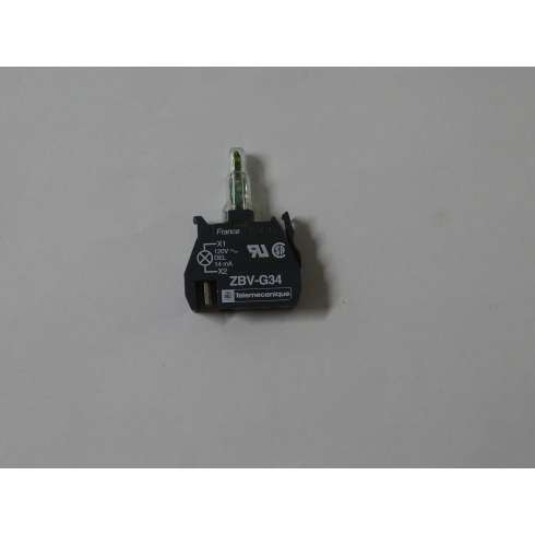 Elemento di contatto ZBV-G34 Led Verde 120 Volt AC