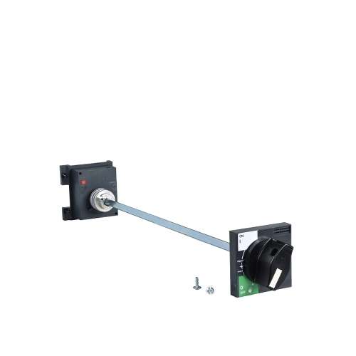 Schneider 28052 Impugnatura girevole anteriore NS80 - Nera