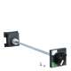 Schneider 28052 Impugnatura girevole anteriore NS80 - Nera