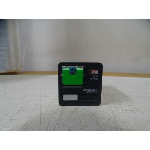 RUMC21JD Relè a Innesto Universale 10A 2CO Pulsante Test Bloccabile 12 VCC