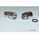 3 PEZZI CONNETTORE COASSIALE N-MASCHIO PER CAVO CELLFLEX DA 1/2" 50 OHM