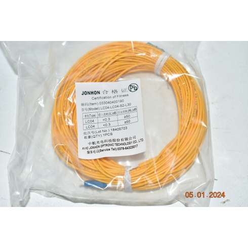 Cavo Fibra Ottica  Mod.LC04/PC-LC04/PC-S2-L30 Singlemode 2mm 30mt