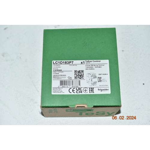 Contattore TeSys LC1D1183P7 3Poli AC3440V 18A-230V AC 7.5Kw/400V