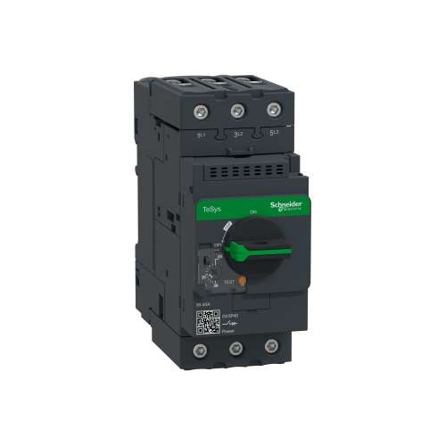 Schneider TESYS GV3P40 Interruttore magnetotermico per motori 3 P 40Amp 690V 50/60 Hz