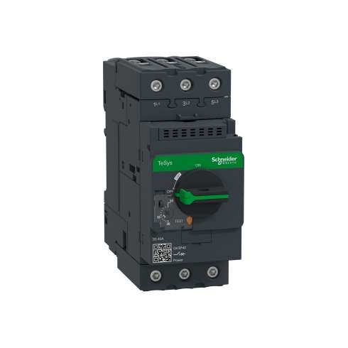 Schneider TESYS GV3P40 Interruttore magnetotermico per motori 3 P 40Amp 690V 50/60 Hz
