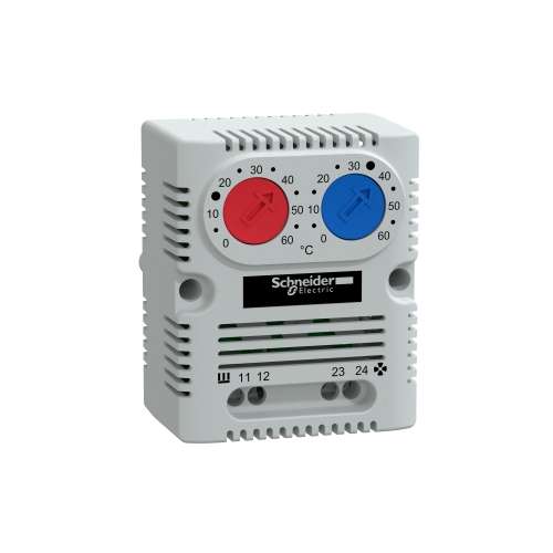 Schneider Termostato doppio NC+NA ClimaSys NSYCCOTHD 0-60°C