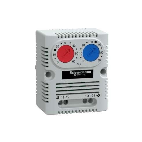 Schneider Termostato doppio NC+NA ClimaSys NSYCCOTHD 0-60°C