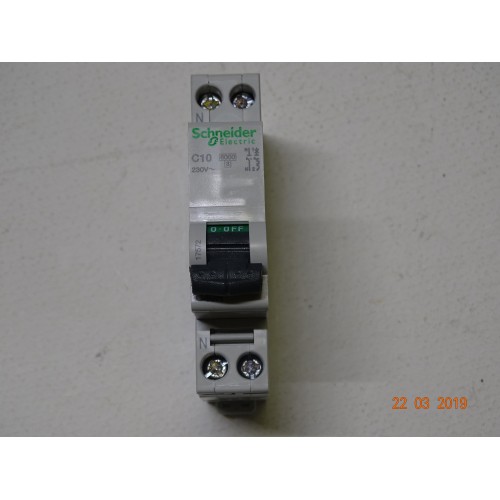 17572 Interruttore Magnetotermico C40N 1P+N-C10-6000A (ARM 7/2)