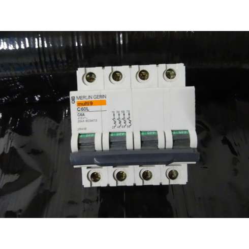 Merlin Gerin 25448 Interruttore Automatico C60L 4P 6A Curva C