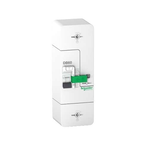 Schneider R9FT645 Interruttore differenziale instantaneo 1P+N 15/30/45 Amp 500 mA