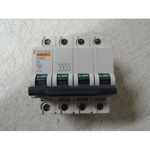 24292 Interruttore Automatico C60N 4P 2A Curva C Merlin Gerin