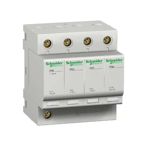 Schneider 16659 Limitatore di sovratensione modulare Parafulmine 4P-Imax 65KA 230/400 V