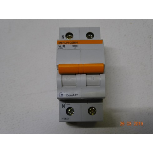 19276 SCHNEIDER LIBRIO Interruttore Magnetotermico Differenziale 1P+N-C10-30mA-AC (ARM 7/4)