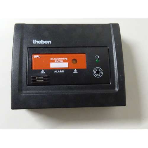 THEBEN Rilevatore di Fughe GAS GPL THG 336/3P RELAIS Colore NERO