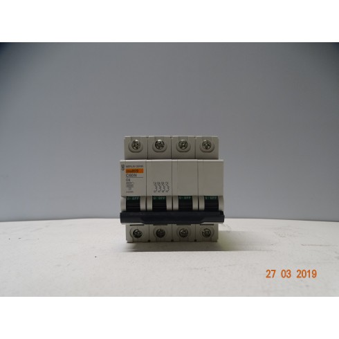  24295 Interruttore Magnetotermico C60N-4P-6A CURVA C-6000A (C-A-3)