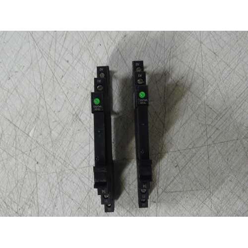 2 Pezzi RSLZVA1 Base Relè a Vite Con Led e Circuito Di Protezione, 12-24 V