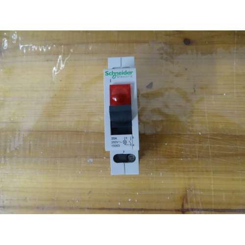 Schneider 15063 interruttore I con segnalazione - 1 polo - 20 A- Rosso