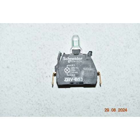 Schneider ZBVB53 Elemento luminoso Arancio Led Integrato 24 V AC/DC Harmony XB4