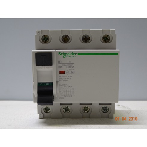  23526 Interruttore differenziale 4P-25A-30mA-A-si  (C-B-3)